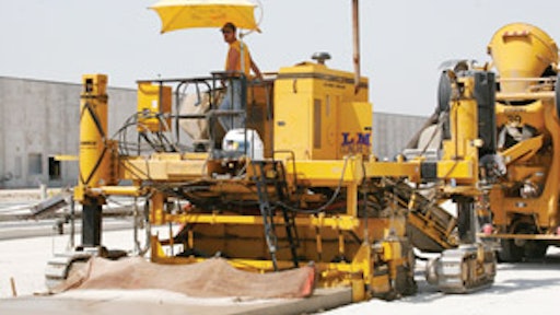 Curb And Gutter Machine Tackles 10 Ft Pad For Construction Pros