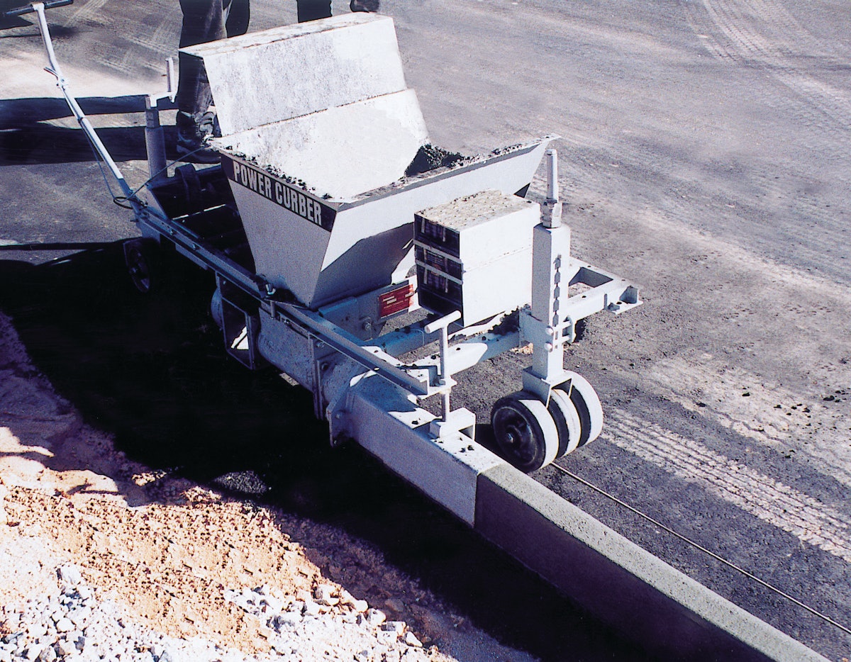 150 and 440XL Extruders From Power Curbers Inc. For Construction Pros