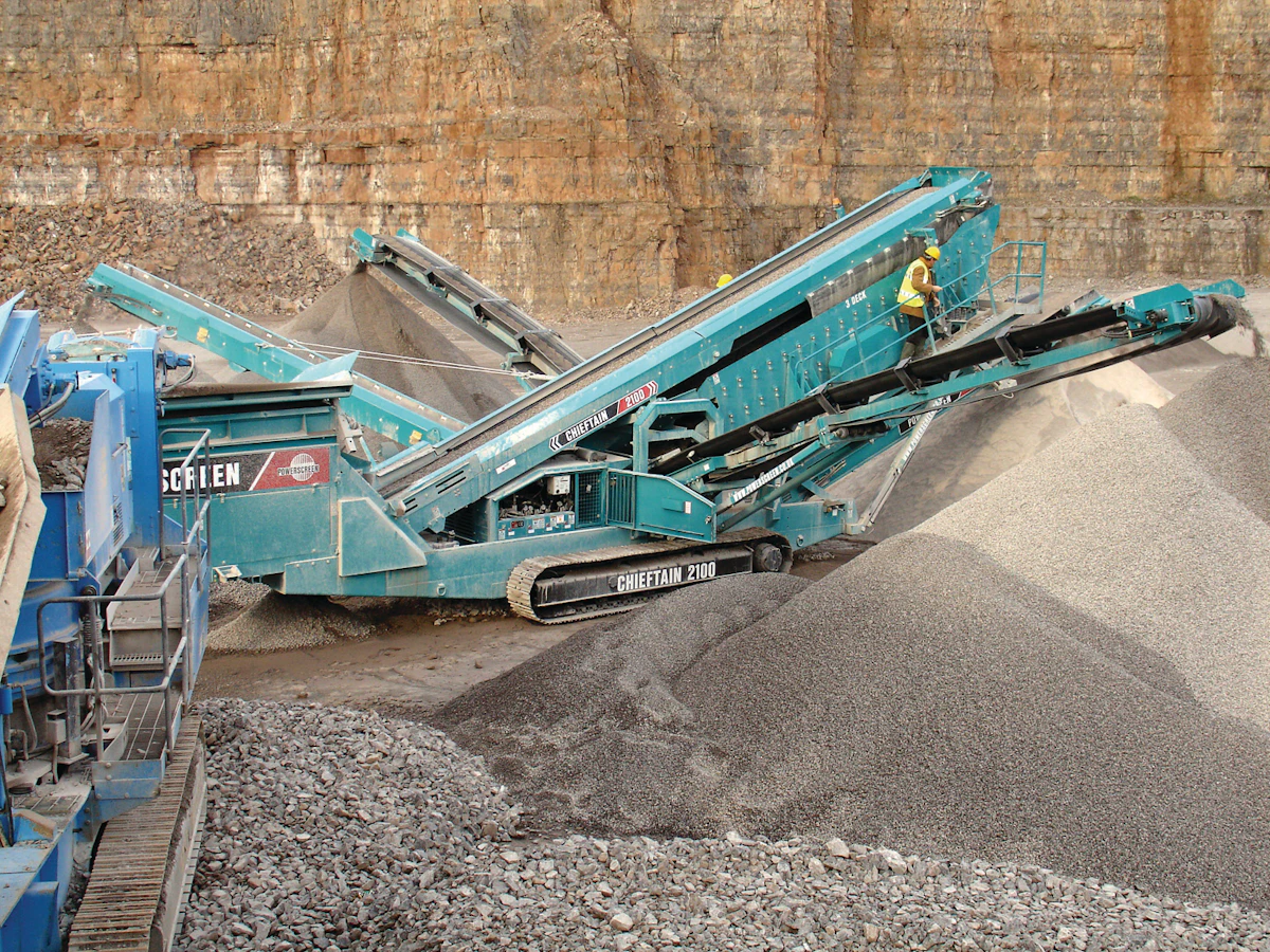 2100 Three-deck Screen From: Powerscreen - Terex | For Construction Pros