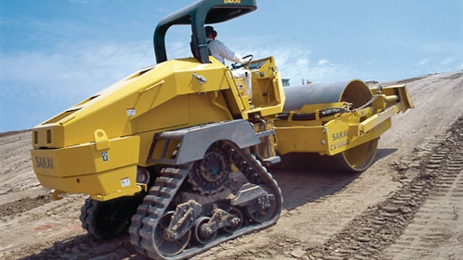 CV550 Track Compactor From: Sakai America, Inc. | For Construction Pros