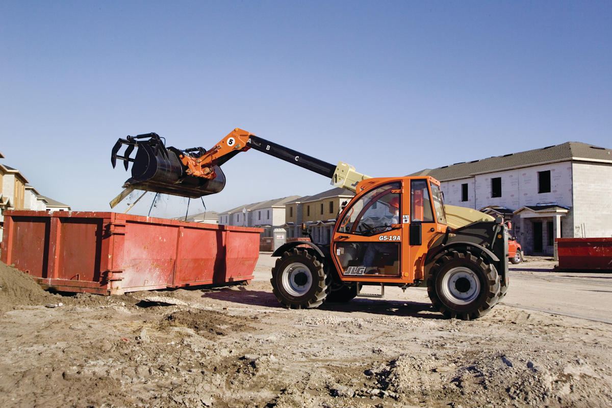 Grapple Bucket From JLG Industries Inc. For Construction Pros