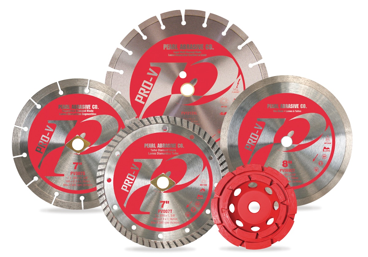 ProV Series Diamond Blades From Pearl Abrasive Co. For Construction Pros