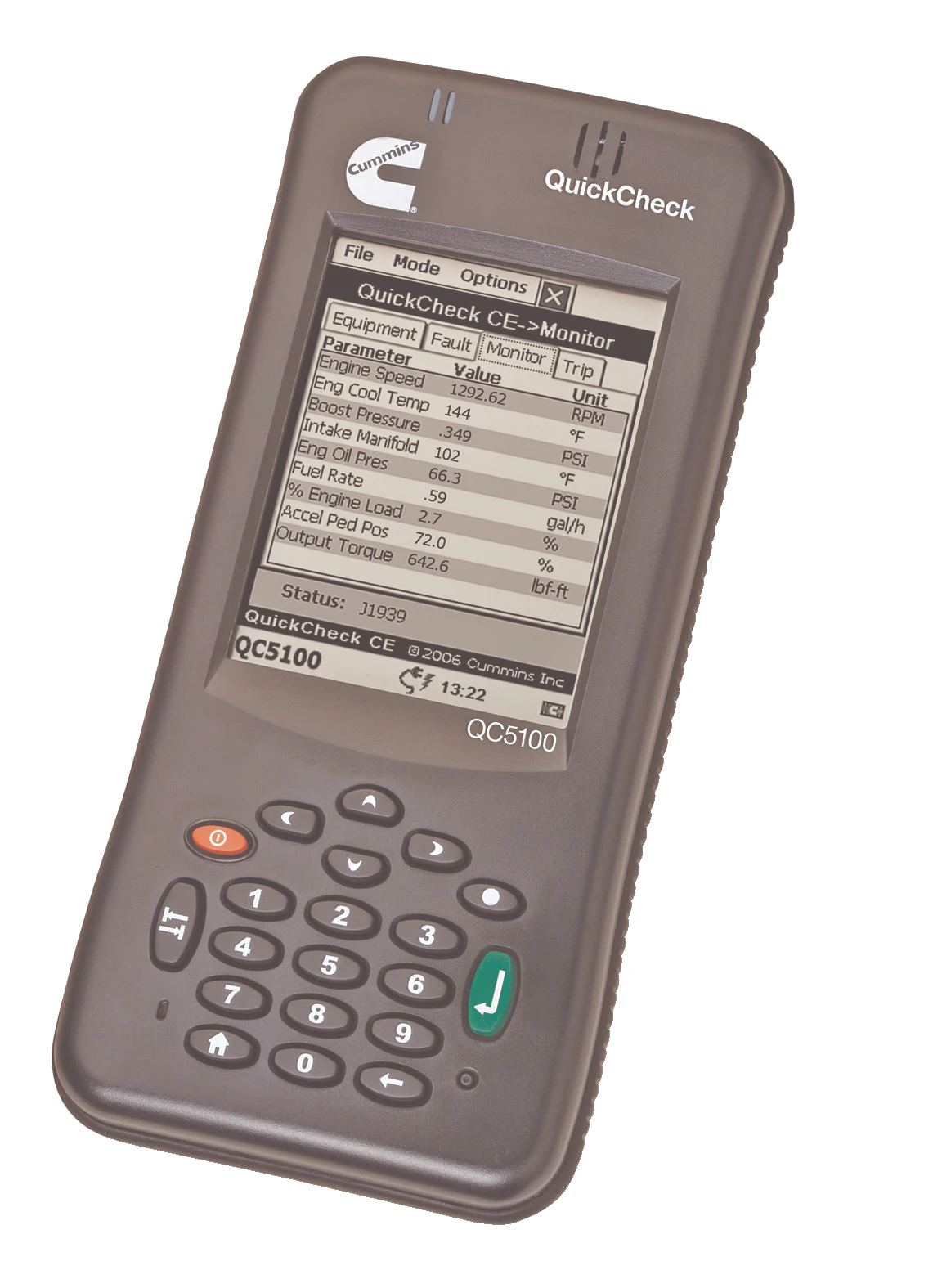 QuickCheck 5100 Hand-Held Engine Informational Tool From: Cummins Inc ...