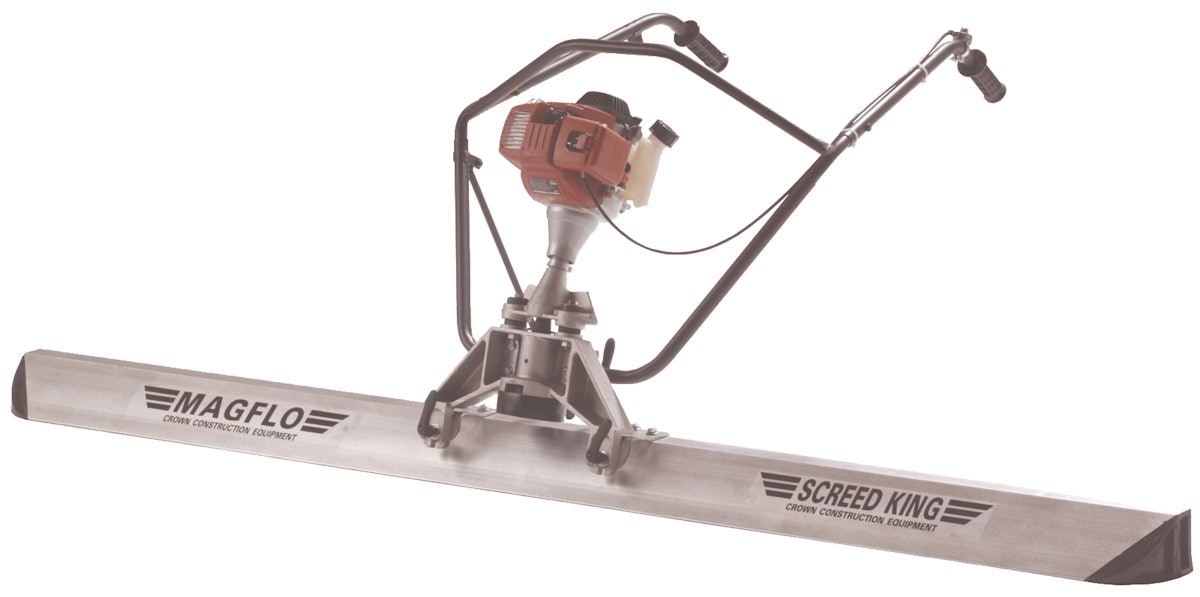 Screed King From Crown Construction Equipment For Construction Pros
