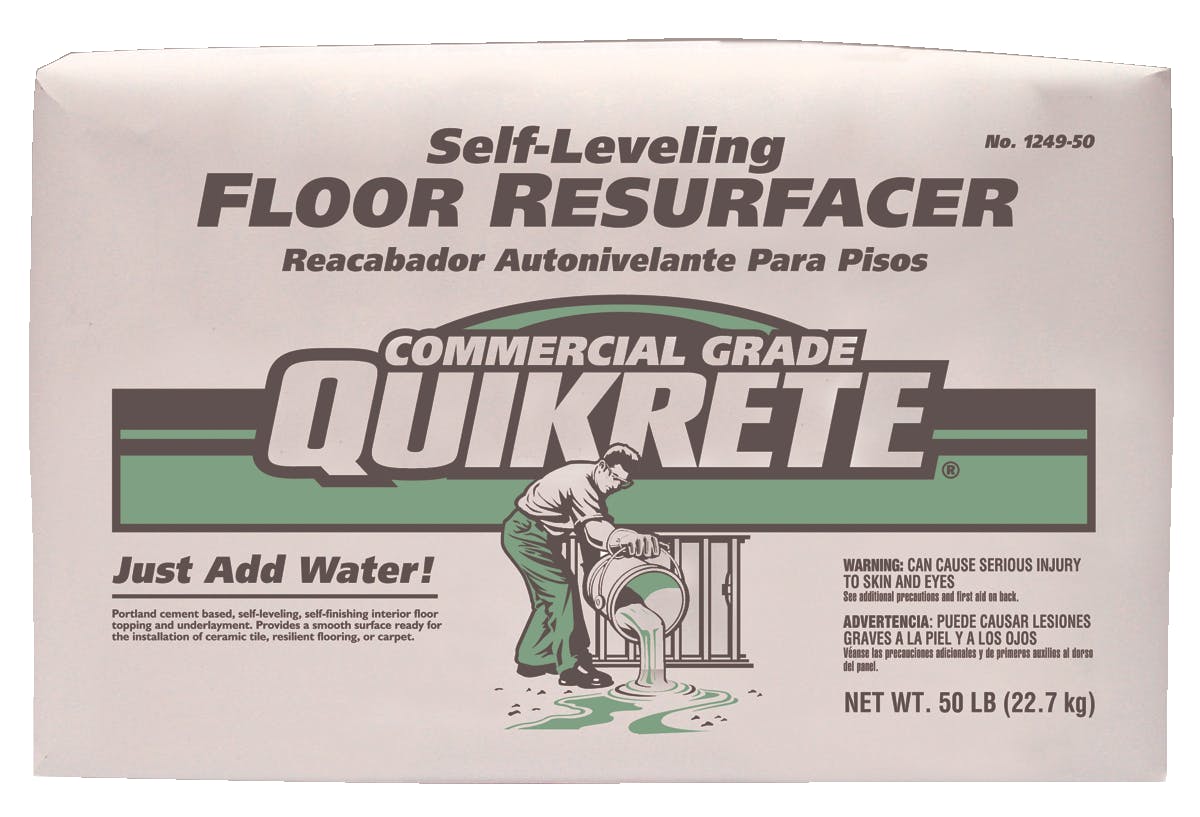 Self Leveling Floor Resurfacer From, How To Mix Quikrete Self Leveling Floor Resurfacer