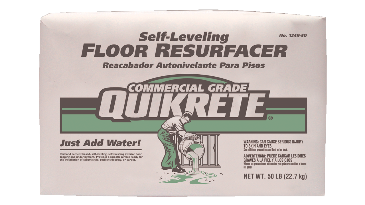 Self Leveling Floor Resurfacer From, How To Use Quikrete Self Leveling Floor Resurfacer
