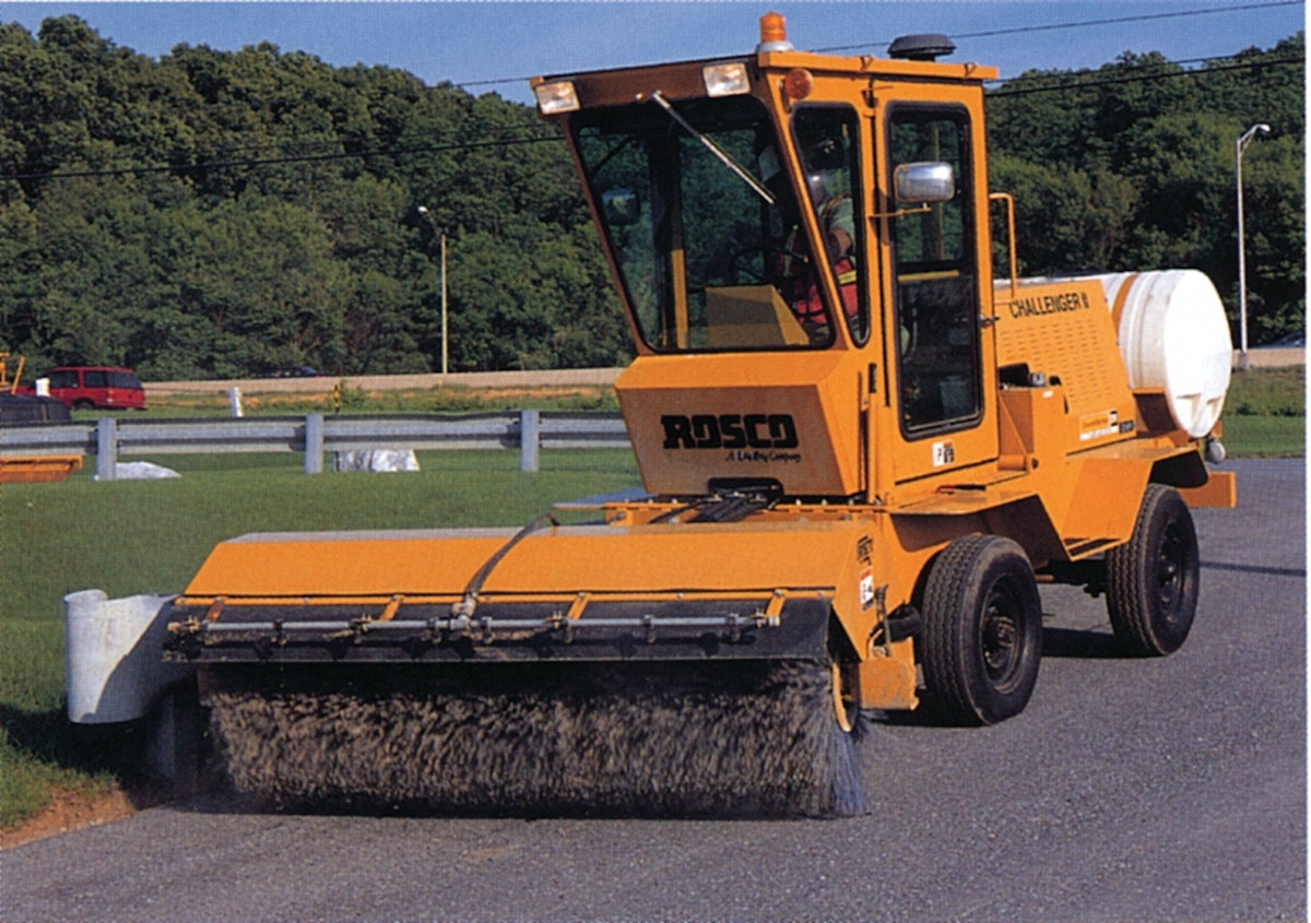 Challenger II SelfPropelled Broom From LeeBoy For Construction Pros