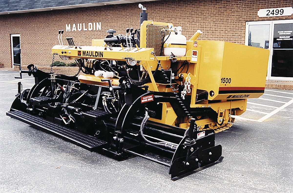 Mauldin 1500 Paver From Mauldin by Calder Brothers For Construction Pros