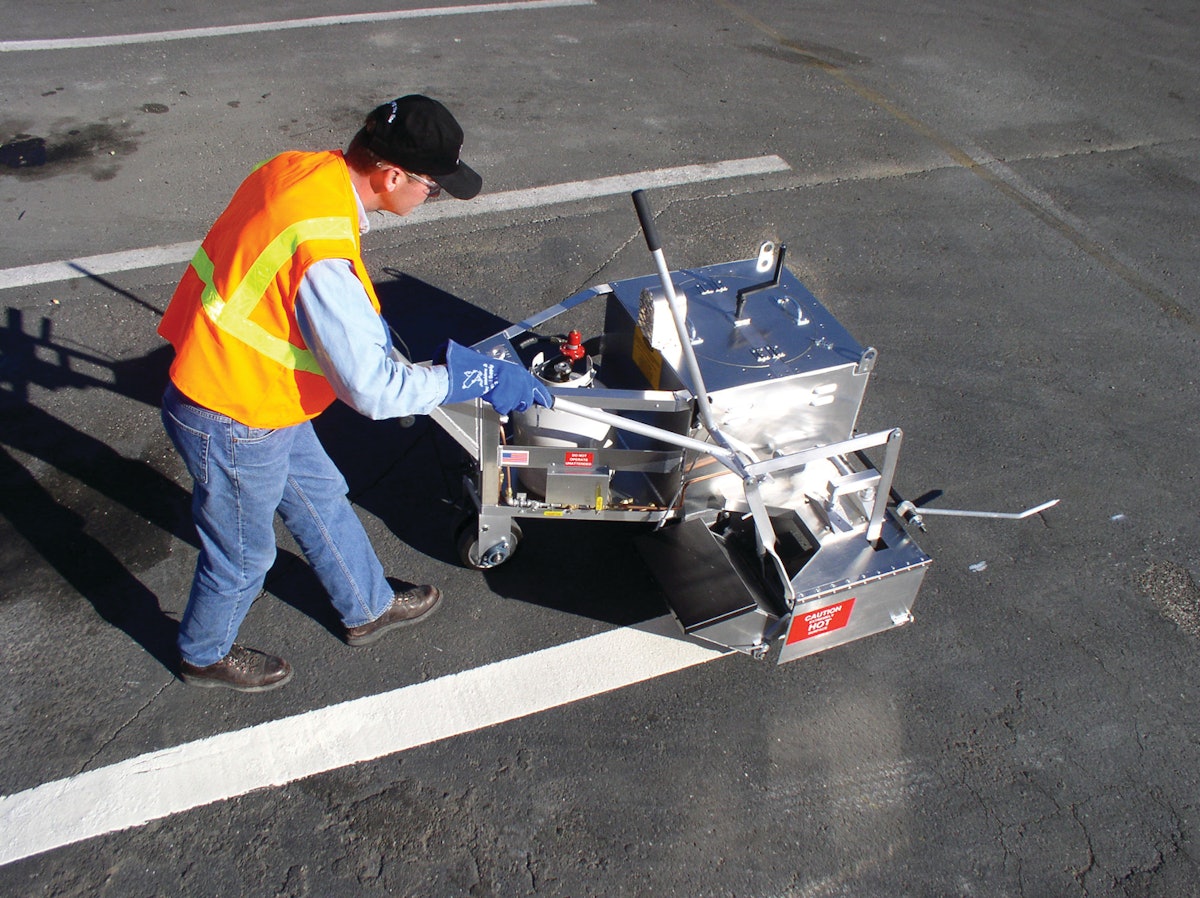 Model 250 Thermoplastic Applicator From MRL Equipment Company For