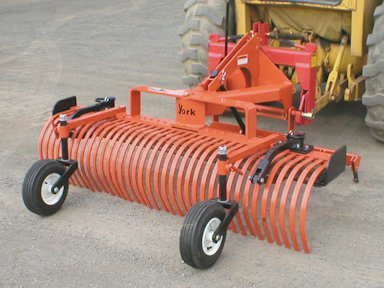 Model RW Landscape Rake From: York Rakes | For Construction Pros