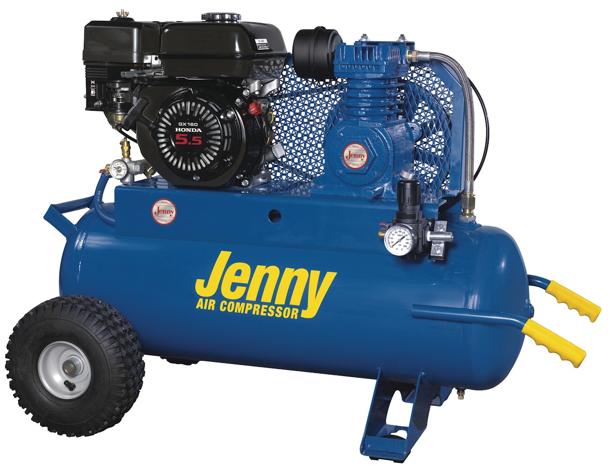 Jenny Products KSeries Gaspowered Compressors From Jenny Products