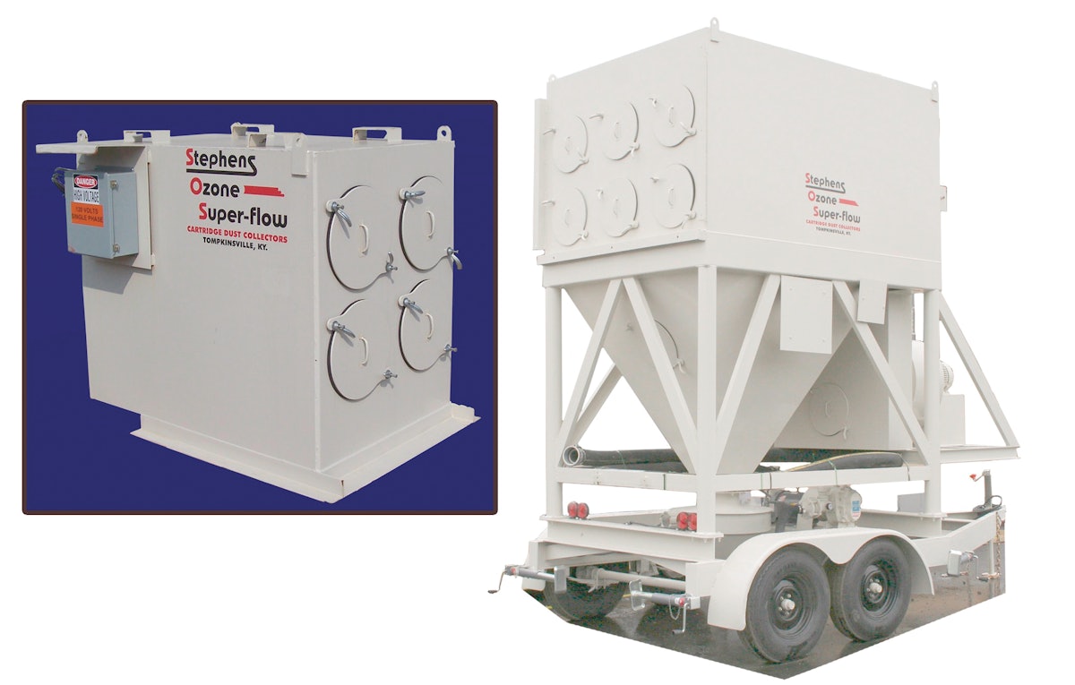Concrete Plant Dust Collectors From Stephens Mfg. For Construction Pros