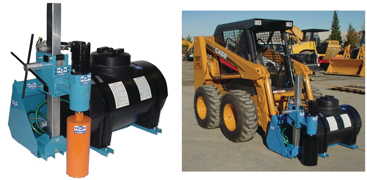 K700 Bucket Mounted Core Drill Machine From KorIt Inc. For