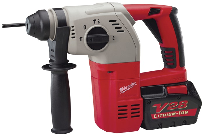V28 compact SDS Rotary Hammer From Milwaukee Tool Corp. For Construction Pros