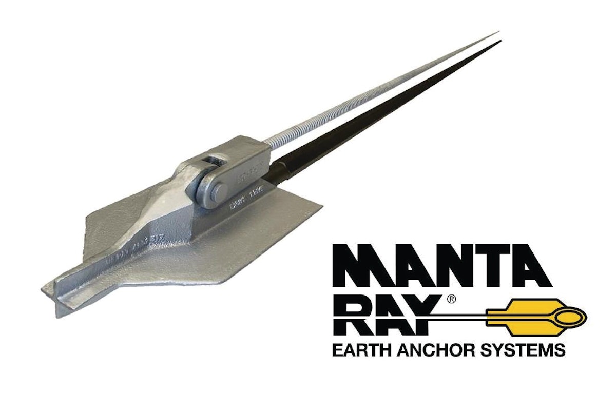 Manta Ray Anchor From Foresight Products LLC For Construction Pros