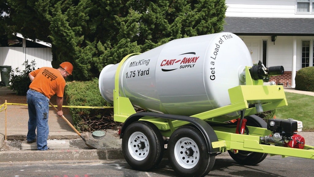 MixKing Concrete Trailer From CartAway Concrete Systems Inc. For Construction Pros