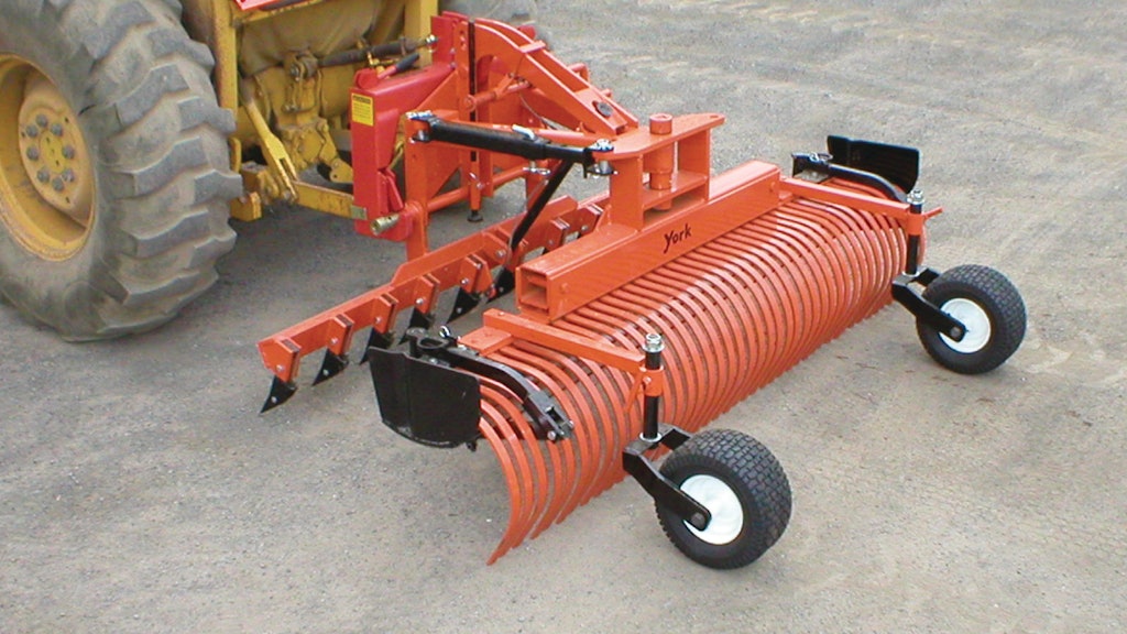 Model RI Landscape Rake From: York Rakes | For Construction Pros