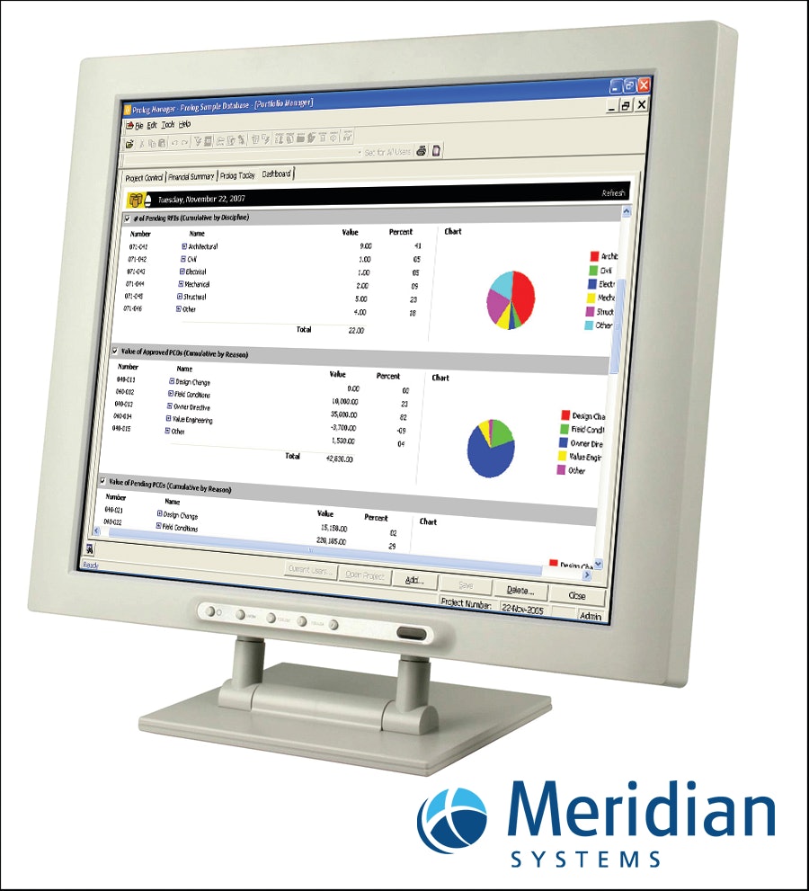 Project Management Software From: Meridian Systems | For Construction Pros