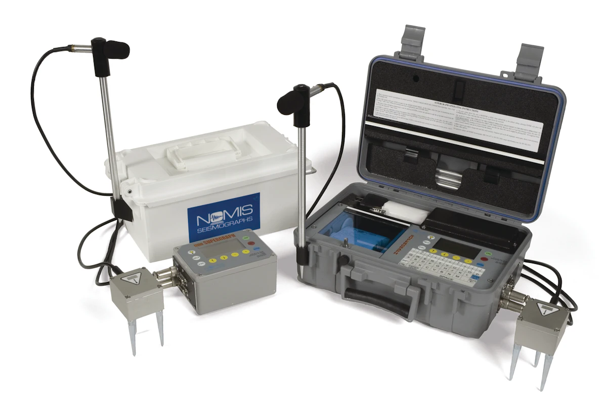 Supergraph Ii Seismographs From: NOMIS Seismographs | For Construction Pros