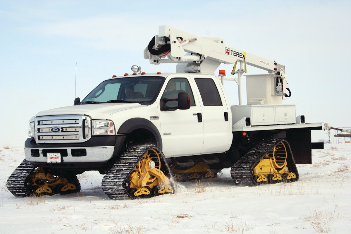 Model 200 Series Medium Duty Truck Tracks From Mattracks For