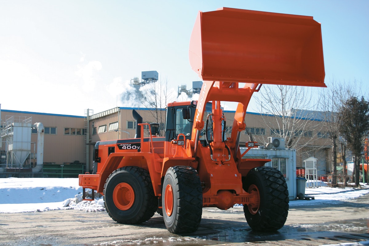 Mega 400 V Wheel Loader From Develon Formerly Doosan Infracore North America For 4169