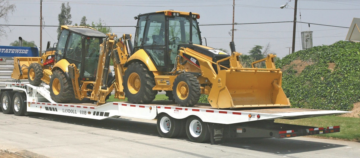 Model Roundup - Construction Bulldozer and Lowboy Trailer