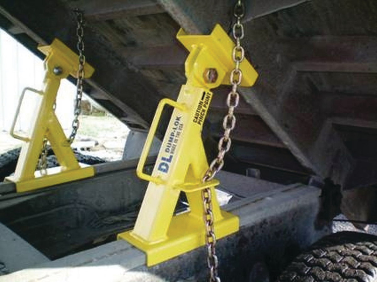 DumpLok Safety Brace From Worksafe USA Inc. For Construction Pros