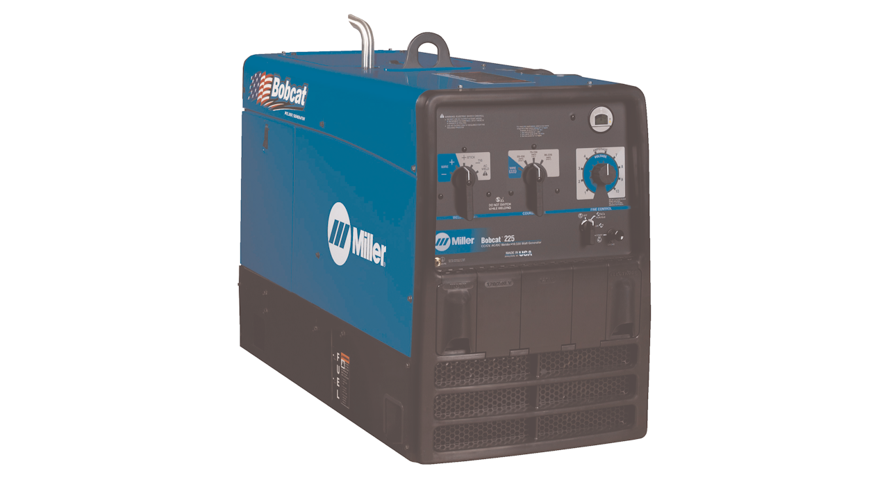 Bobcat 225 Welder Generator From Miller Electric Mfg. Co. For