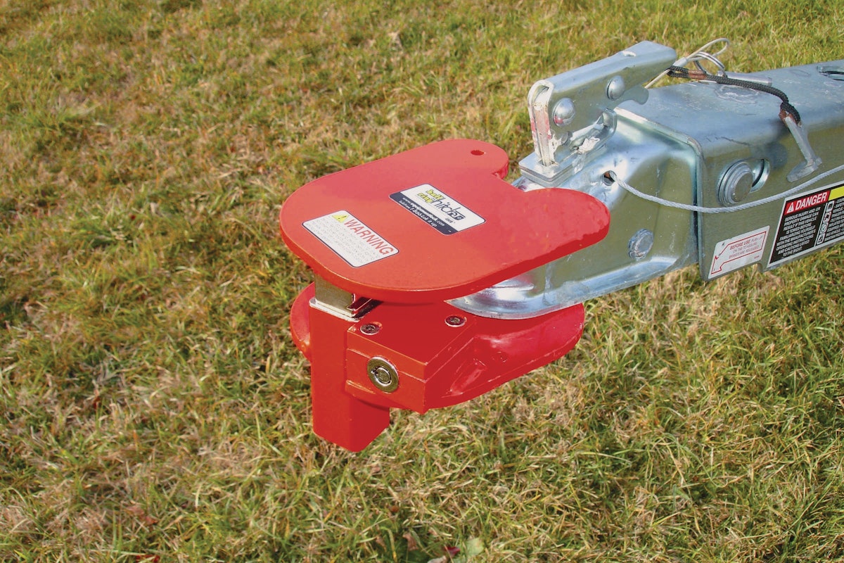 Ball and Ring Hitch Lock From The Equipment Lock Company For