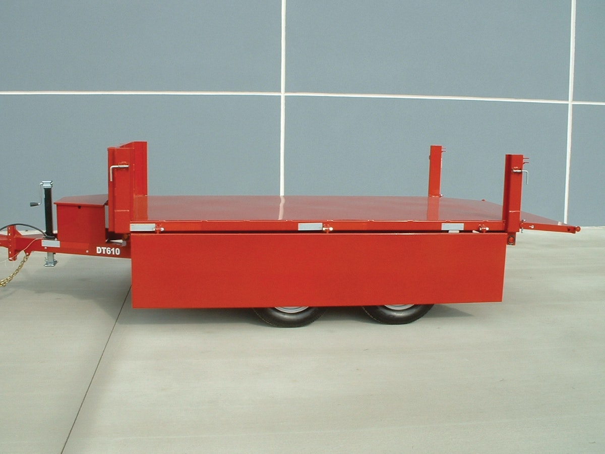 Deckover Dump Trailers From BriMar Manufacturing For Construction Pros