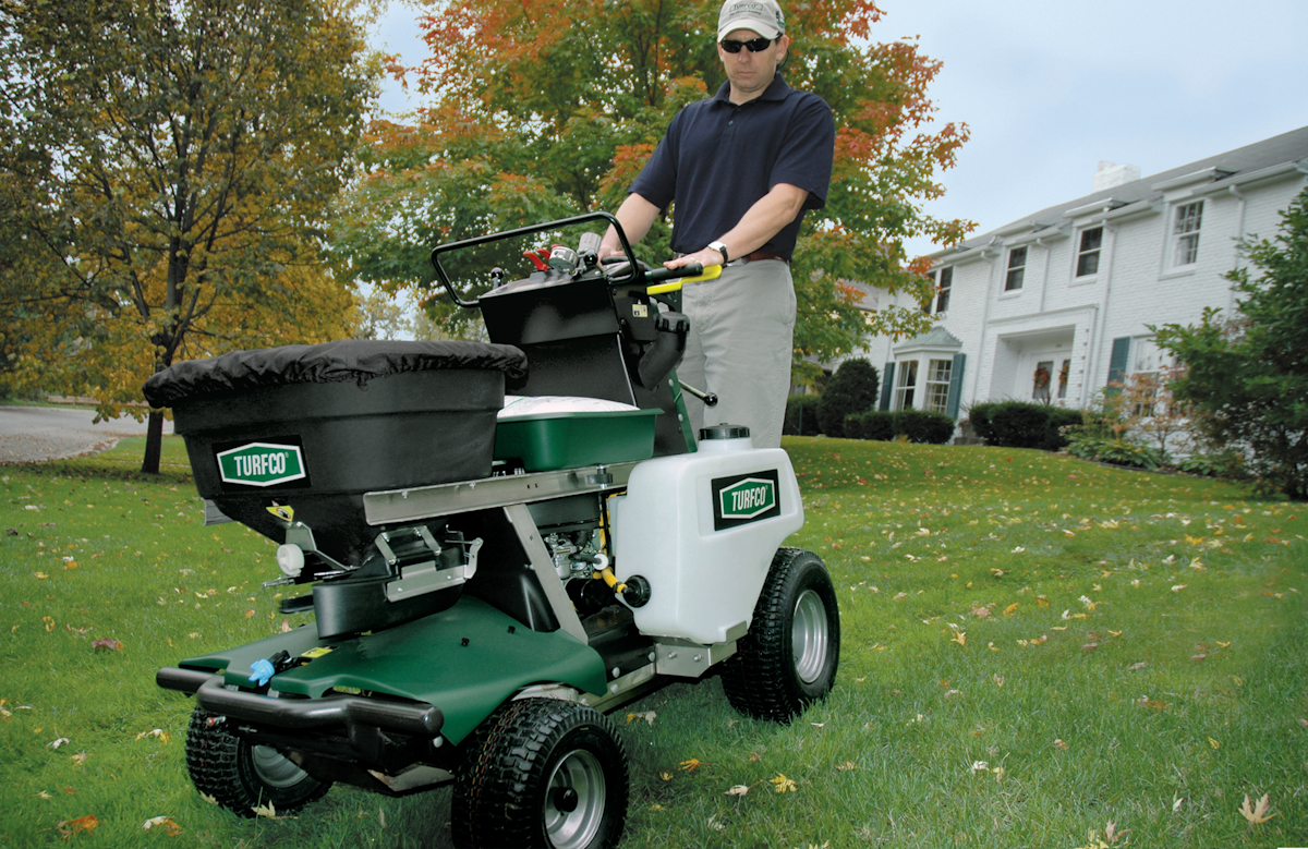 T3000 Applicator Riding Sprayer and Spreader From: Turfco ...