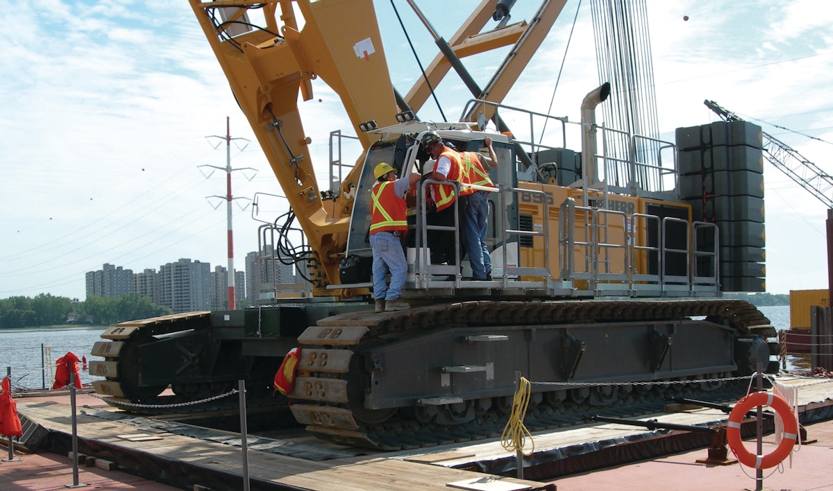 Crawler Crane Hand Rails From: Liebherr USA, Co. (formerly Liebherr ...