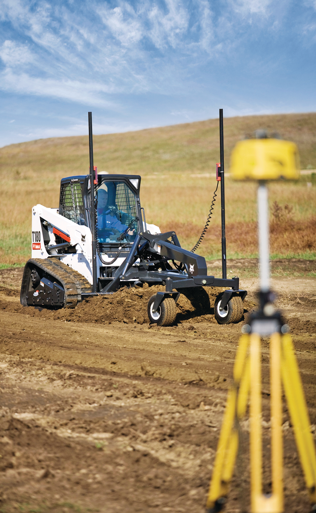 Bobcat Laserguided Grading Receivers From Bobcat Co. For
