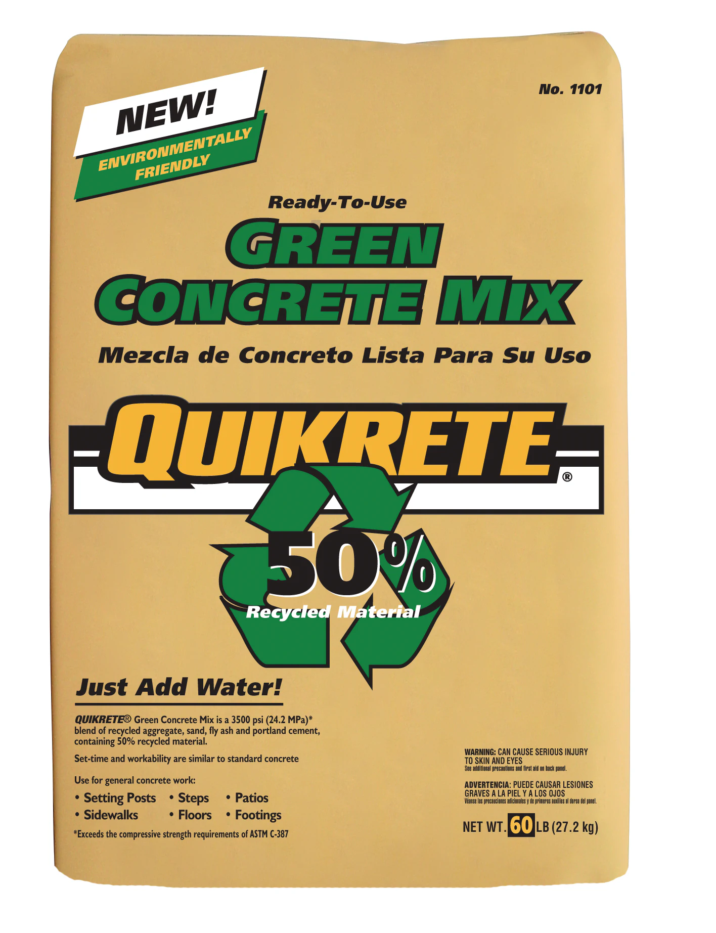 Green Concrete Mix From: The QUIKRETE Companies | For Construction