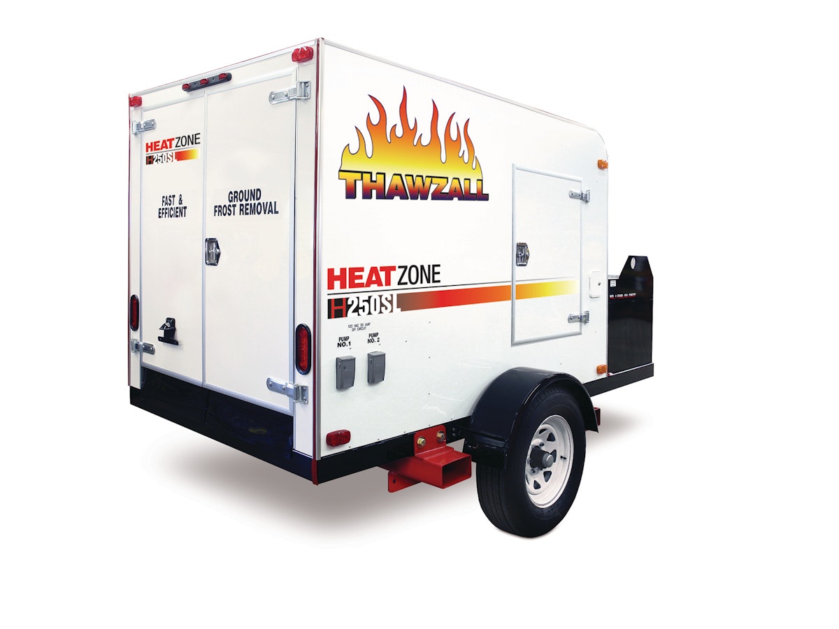 HeatZone H250SL Hydronic Portable Heat Equipment From Thawzall Tamarack Industries For Construction Pros
