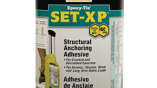 Simpson Set Xp Epoxy Chart.pdf SET-XP Anchor Adhesive From: Simpson Strong-Tie Co. Inc. | For ...