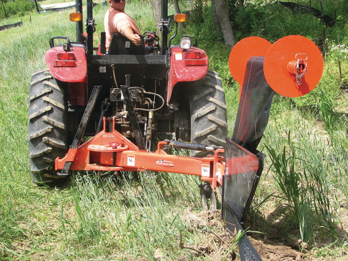 Silt Fence Plow with Rotary Offset Design From McCormick Equipment