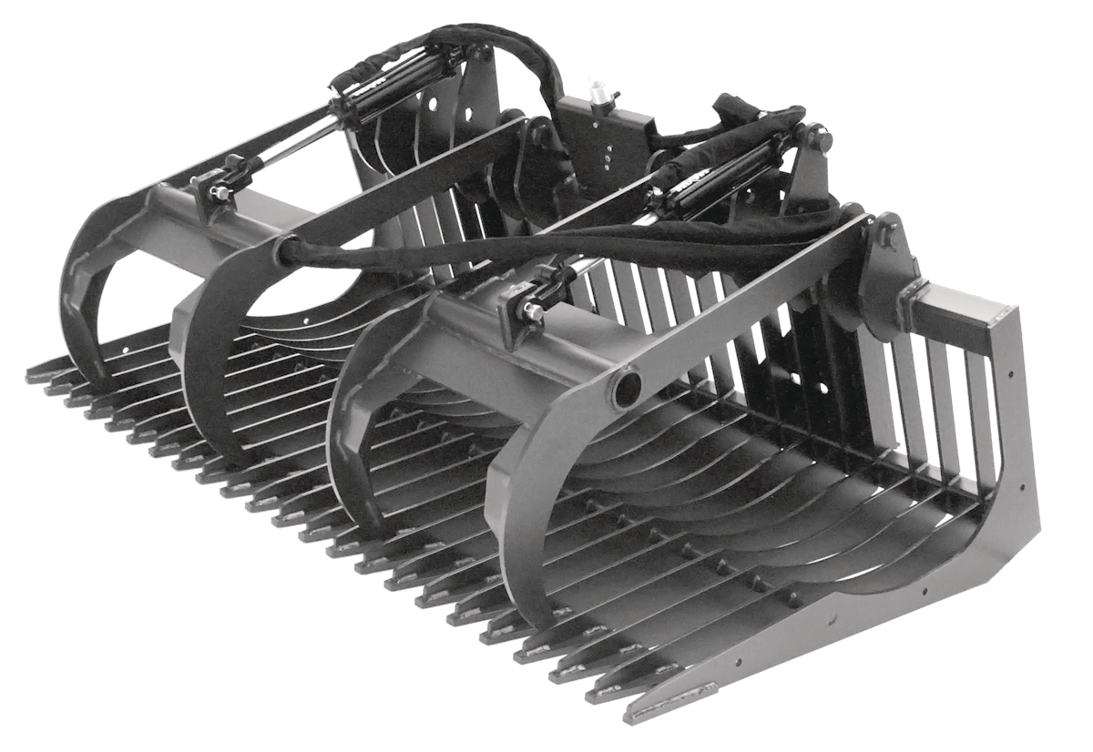Brush Bucket Attachment From CJJ Inc. For Construction Pros