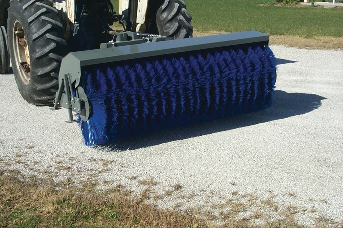 3pt. Mounted PTO Driven Rotary Brooms From Worksaver Inc. For