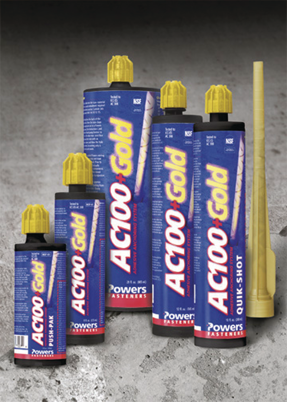 AC100+Gold Adhesive Anchoring System From Powers Fasteners, Inc. For