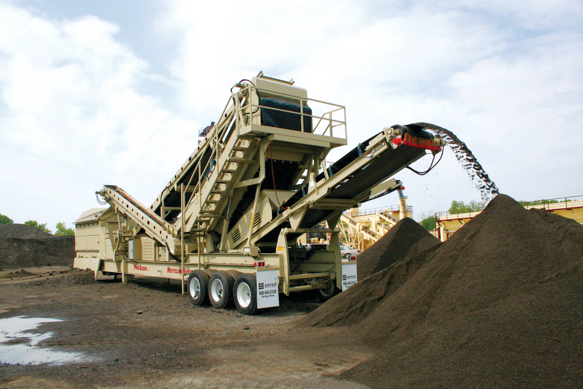 Astec Screen Astec Mobile Screeners : Model GT165 Mobile Screening Plant Model 165 ...