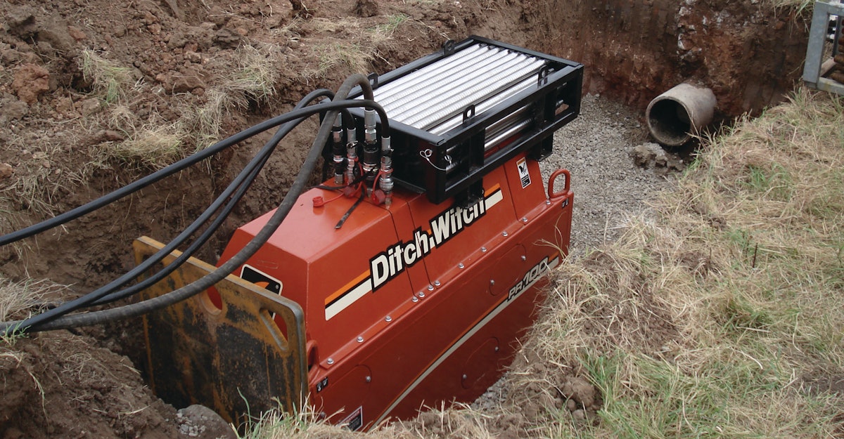 PR100 Pipe Bursting System From Ditch Witch For Construction Pros