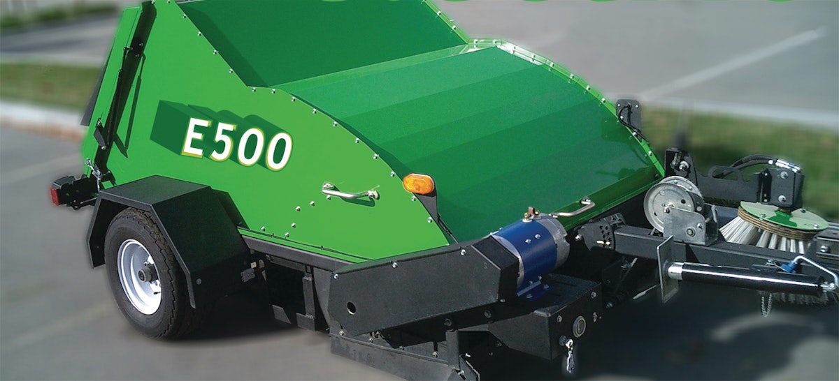 E500 TowBehind Sweeper From Victory Sweepers, Inc. For Construction