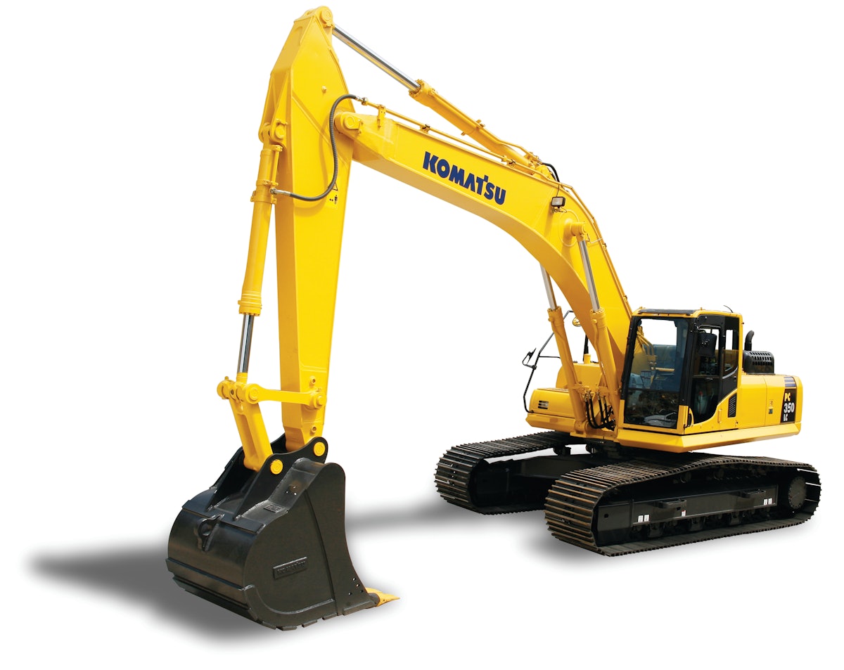 KOMATSU PC350LC-8 エクスカベーター 1:50 First Gear 50-3225 Komatsu PC350LC-8 Excavator - Hattons