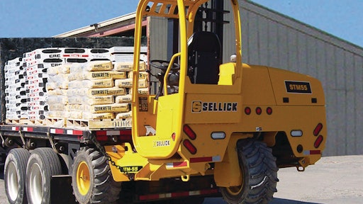 Sellick Stm55lp Low Profile Truck Mounted Forklift From Sellick Equipment Ltd For Construction Pros