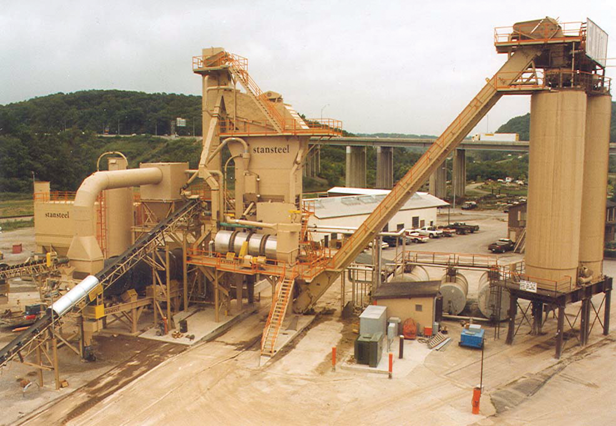 Rotary Recycle Mixer From Stansteel and Hotmix Parts & Service For