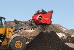 Specialty attachments, such as this ALLU screener crusher, allow you to use your existing base machine to process materials on site.