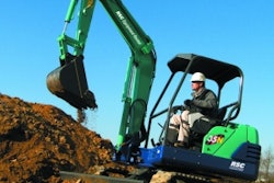 For short-term applications, renting a compact excavator can be a very cost-effective acquisition strategy. You get the benefits of using the machine without the expense of ownership. (Image provided by RSC Equipment Rental)