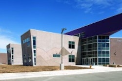 The Evie Garrett Dennis Campus is a K-12 public school for Denver Public Schools constructed by Saunders Construction, Inc. The campus incorporates many of today's diverse tilt-up finishes including painted panels with articulated rustications, cast-in brick, sand blasted, integrally colored panels and many types of formliners converging together in one plane.
