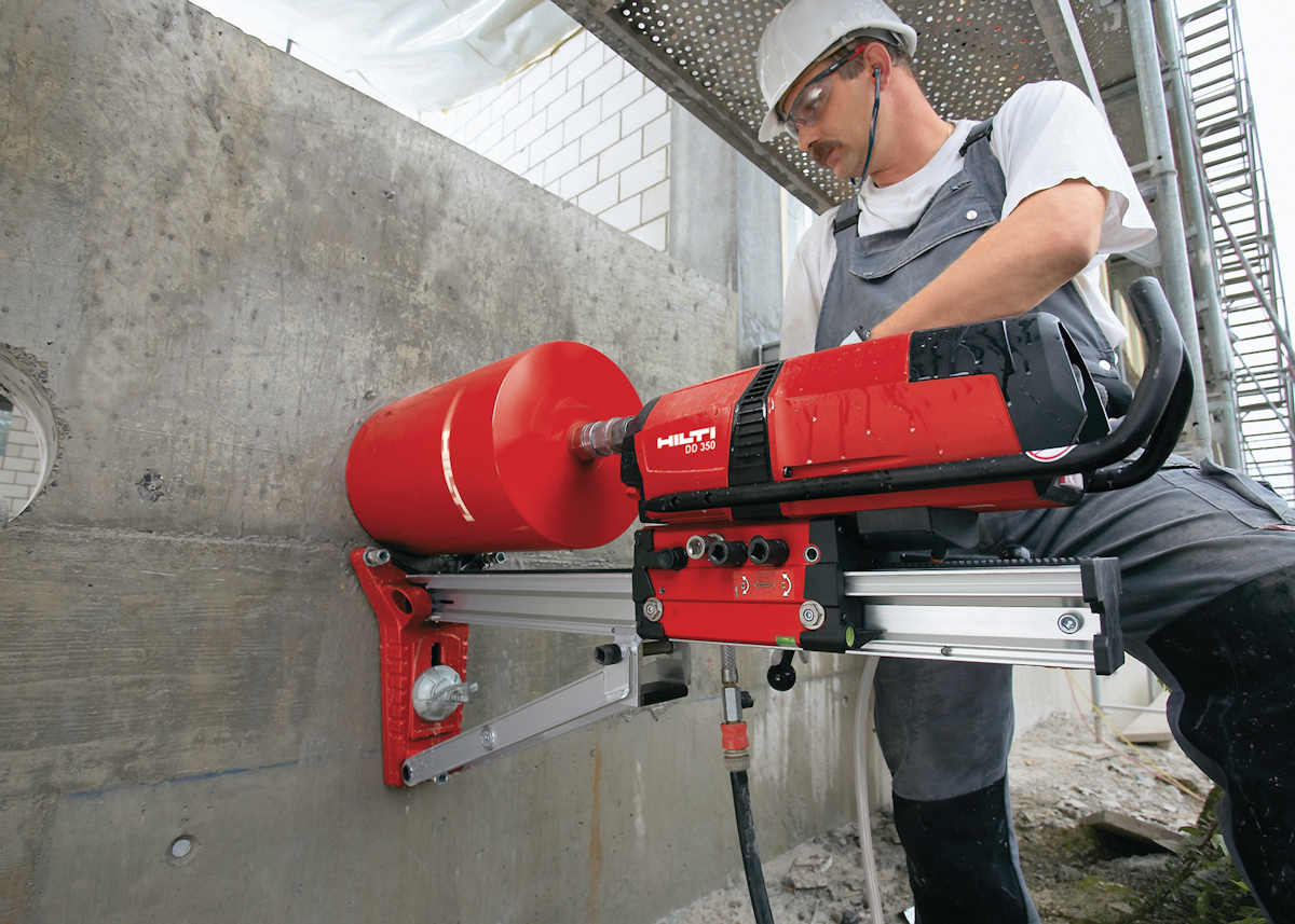 DD350 and DD500 Coring Systems From Hilti Inc. For Construction Pros